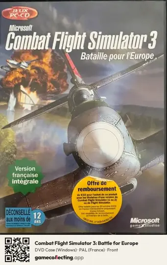 Combat Flight Simulator 3: Battle for Europe Computer, France box front