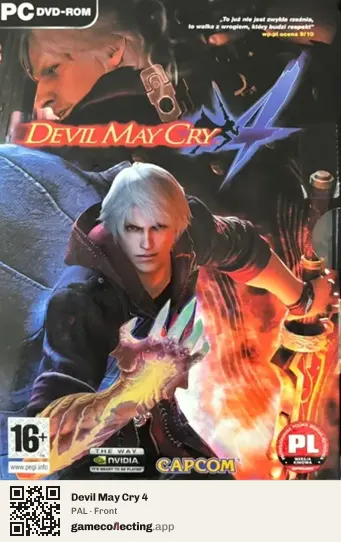 Devil May Cry 4 Computer, PAL box front