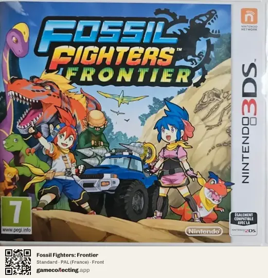Fossil Fighters: Frontier Nintendo 3DS, France box front