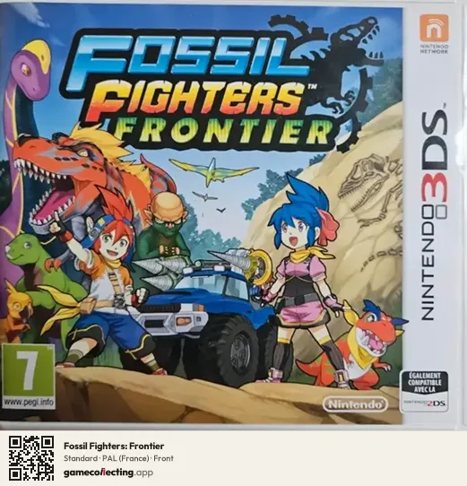 Fossil Fighters: Frontier Nintendo 3DS, France box front