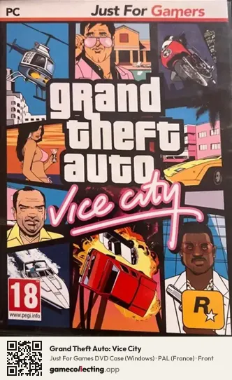 Grand Theft Auto: Vice City Computer, France box front