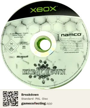 Breakdown Xbox, PAL disc
