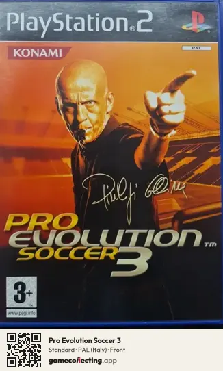 Pro Evolution Soccer 3 PlayStation 2, Italy box front