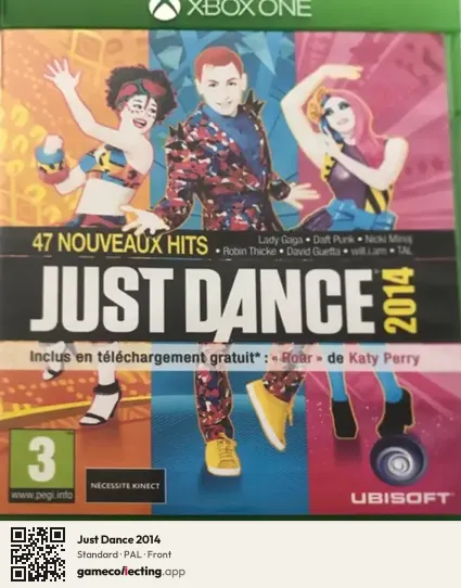 Just Dance 2014 Xbox One, PAL box front