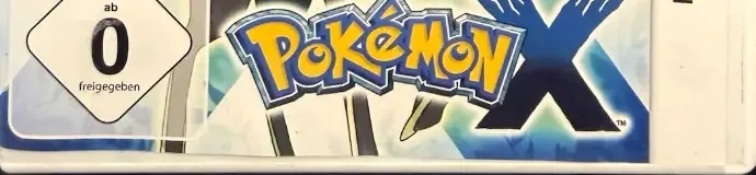 Pokémon X, the USK square on its front