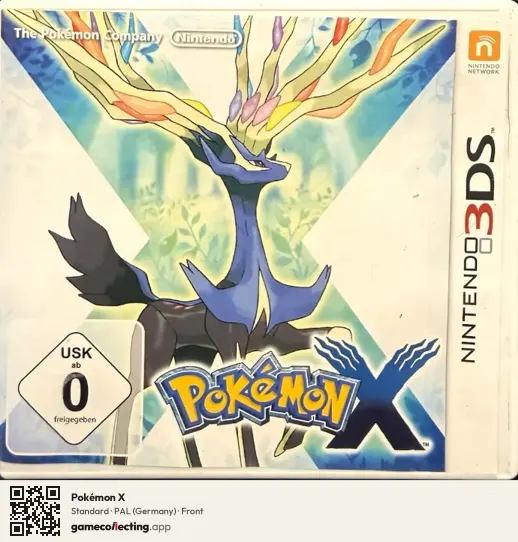 Pokémon X Nintendo 3DS, Germany box front