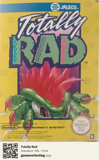 Totally Rad Nintendo Entertainment System, PAL box front