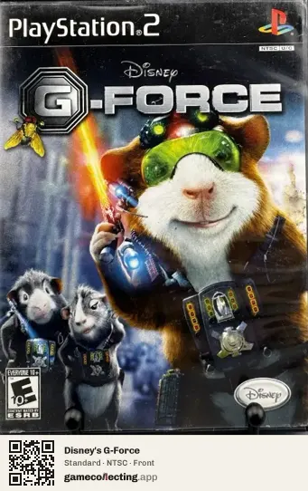 Disney's G-Force PlayStation 2, NTSC box front