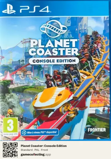 Planet Coaster: Console Edition PlayStation 4, PAL box front