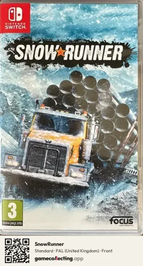 SnowRunner Nintendo Switch, United Kingdom box front