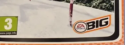 SSX on Tour, the PEGI square on its front
