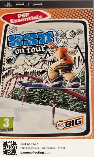 SSX on Tour PlayStation Portable, France box front