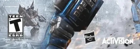 Transformers: War for Cybertron, the ESRB box on its front
