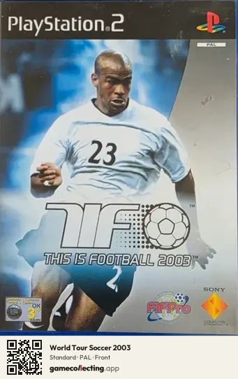 World Tour Soccer 2003 PlayStation 2, PAL box front