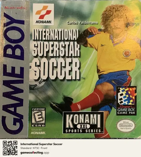 International Superstar Soccer Game Boy, NTSC box front