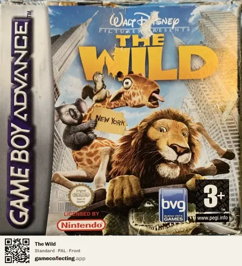 The Wild Game Boy Advance, PAL box front
