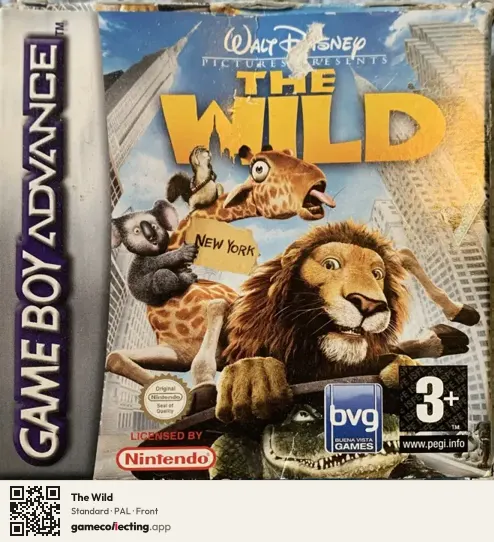The Wild Game Boy Advance, PAL box front