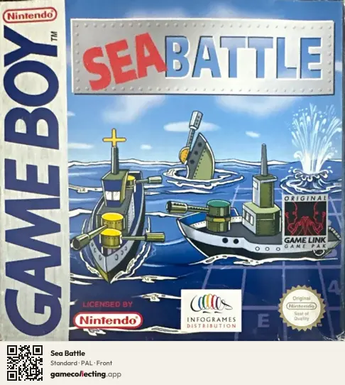 Sea Battle Game Boy, PAL box front