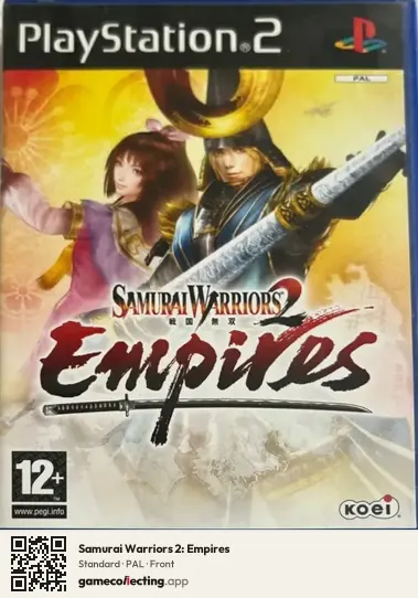 Samurai Warriors 2: Empires PlayStation 2, PAL box front