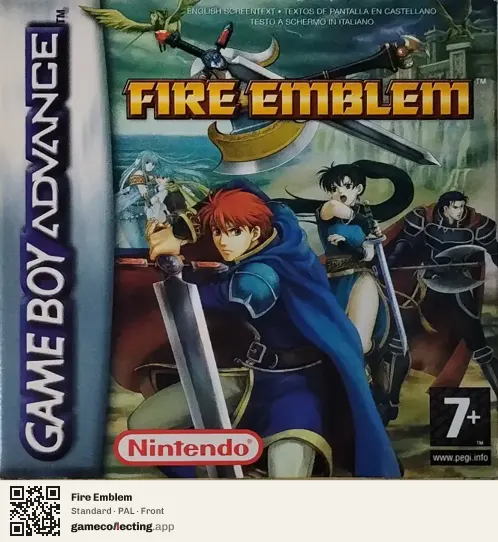 Fire Emblem Game Boy Advance, PAL box front
