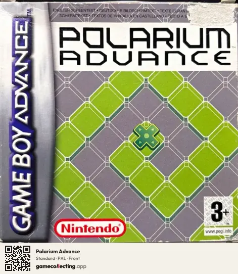Polarium Advance Game Boy Advance, PAL box front