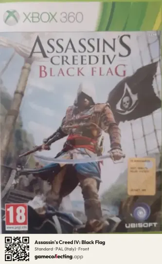 Assassin's Creed IV: Black Flag Xbox 360, Italy box front