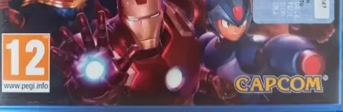 Marvel vs. Capcom: Infinite, the PEGI square on its front
