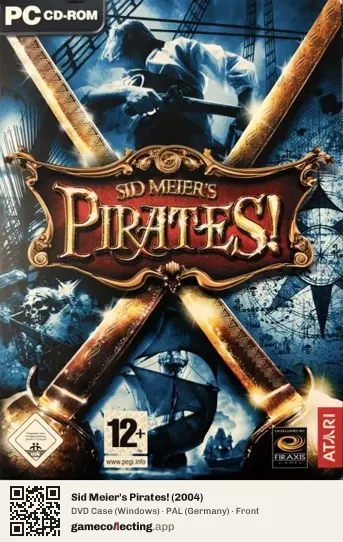 Sid Meier's Pirates! (2004) Computer, Germany box front