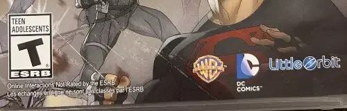 Young Justice: Legacy, the ESRB box on its front