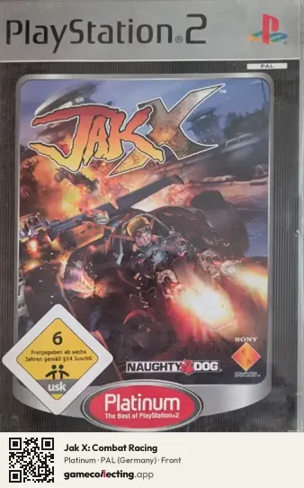 Jak X: Combat Racing PlayStation 2, Germany box front