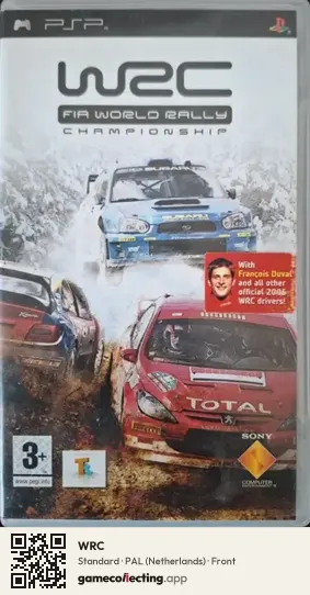 WRC PlayStation Portable, Netherlands box front