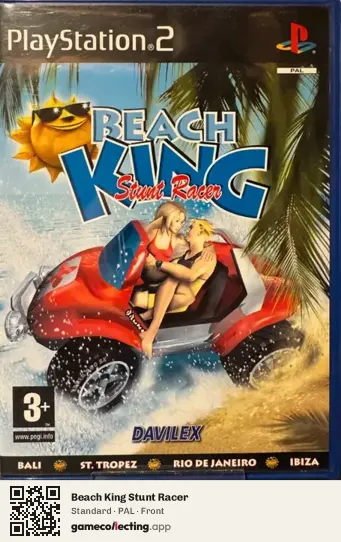 Beach King Stunt Racer PlayStation 2, PAL box front