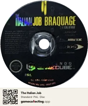 The Italian Job Nintendo GameCube, PAL disc
