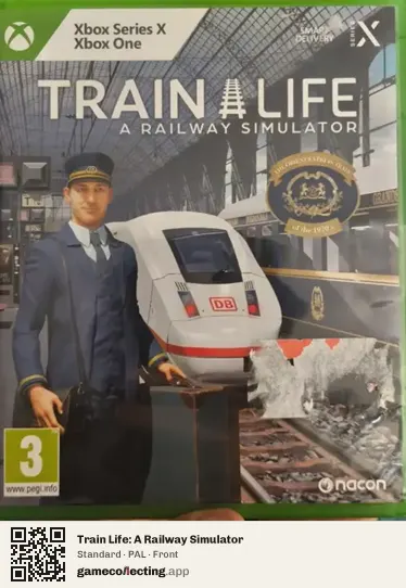 Train Life: A Railway Simulator Xbox Series X, PAL box front
