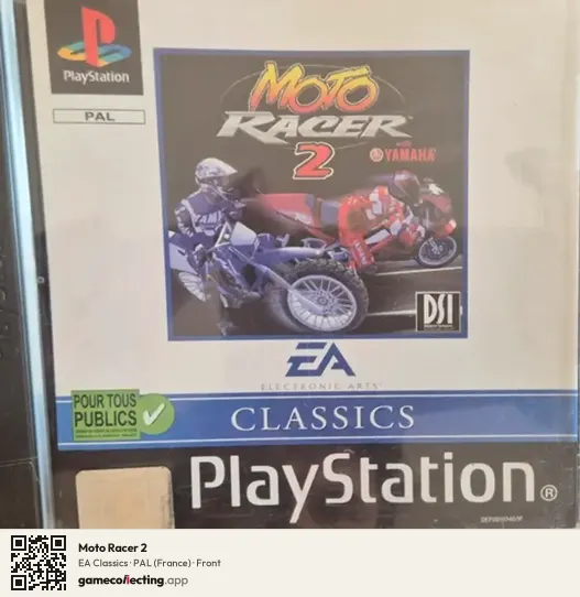 Moto Racer 2 PlayStation, France box front