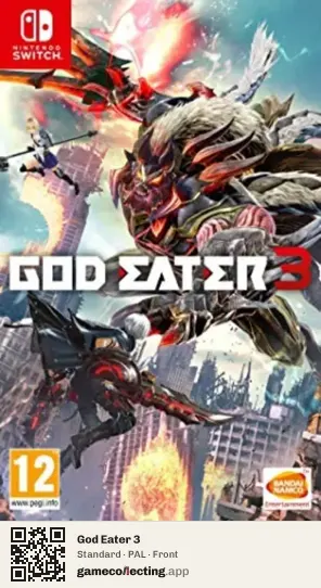 God Eater 3 Nintendo Switch, PAL box front