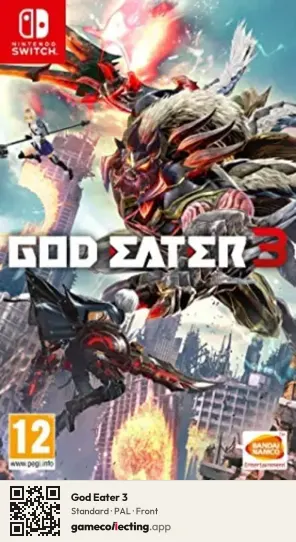 God Eater 3 Nintendo Switch, PAL box front