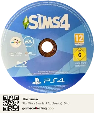 The Sims 4 PlayStation 4, PAL disc