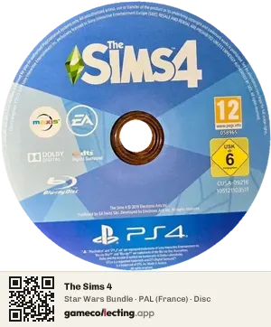 The Sims 4 PlayStation 4, PAL disc