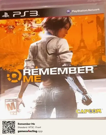 Remember Me PlayStation 3, NTSC box front