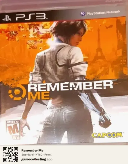 Remember Me PlayStation 3, NTSC box front