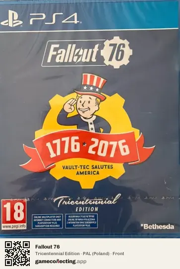 Fallout 76 PlayStation 4, Poland box front