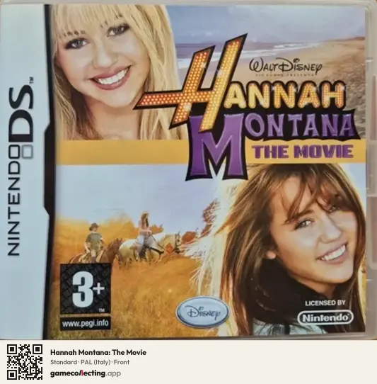 Hannah Montana: The Movie Nintendo DS, Italy box front