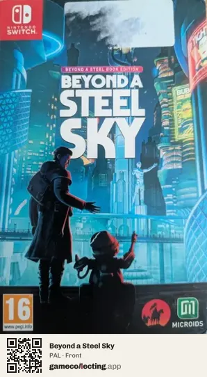 Beyond a Steel Sky Nintendo Switch, PAL box front