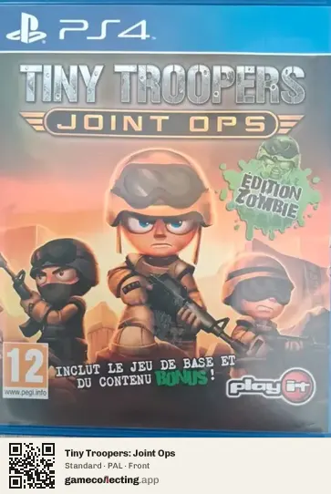 Tiny Troopers: Joint Ops PlayStation 4, PAL box front