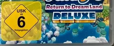 Kirby's Return to Dream Land Deluxe, the USK square on its front