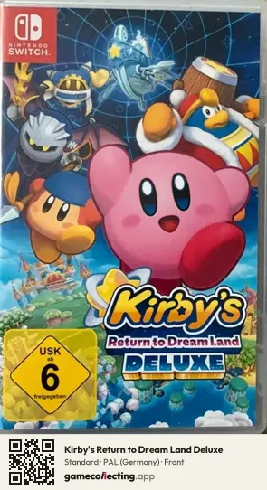 Kirby's Return to Dream Land Deluxe Nintendo Switch, Germany box front