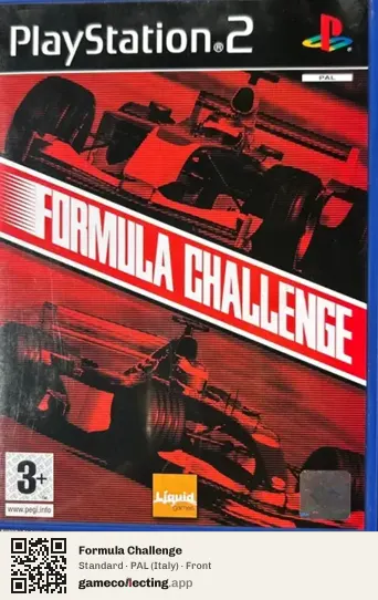 Formula Challenge PlayStation 2, Italy box front