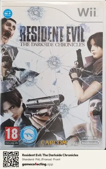 Resident Evil: The Darkside Chronicles Nintendo Wii, France box front