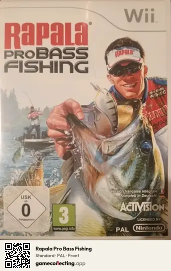Rapala Pro Bass Fishing Nintendo Wii, PAL box front